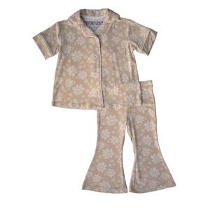 Everyday Leisure Retro Floral Girl's Flare Set
